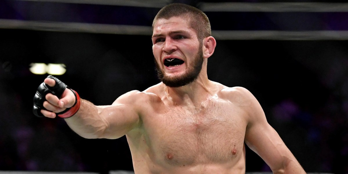 Why was khabib removed from plane